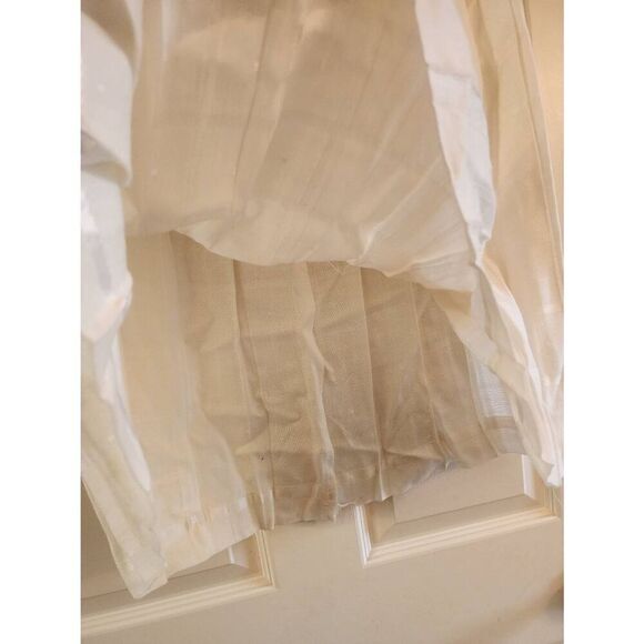 Vintage Sasson pleated skirt size 8 off white - Picture 4 of 8